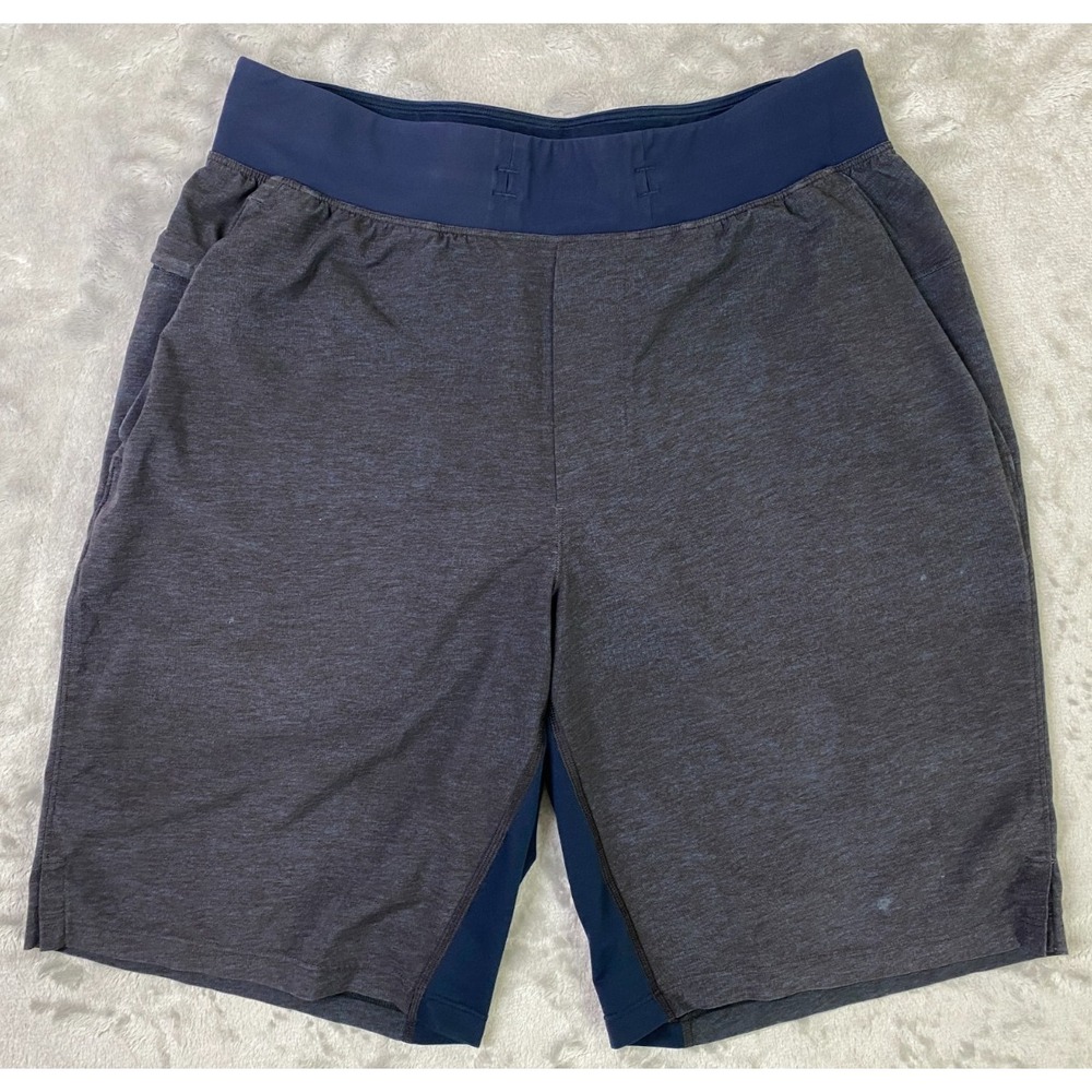 Lululemon T.H.E. Short 9" Men Small Merlot Navy Blue Athletic Gym Training Short